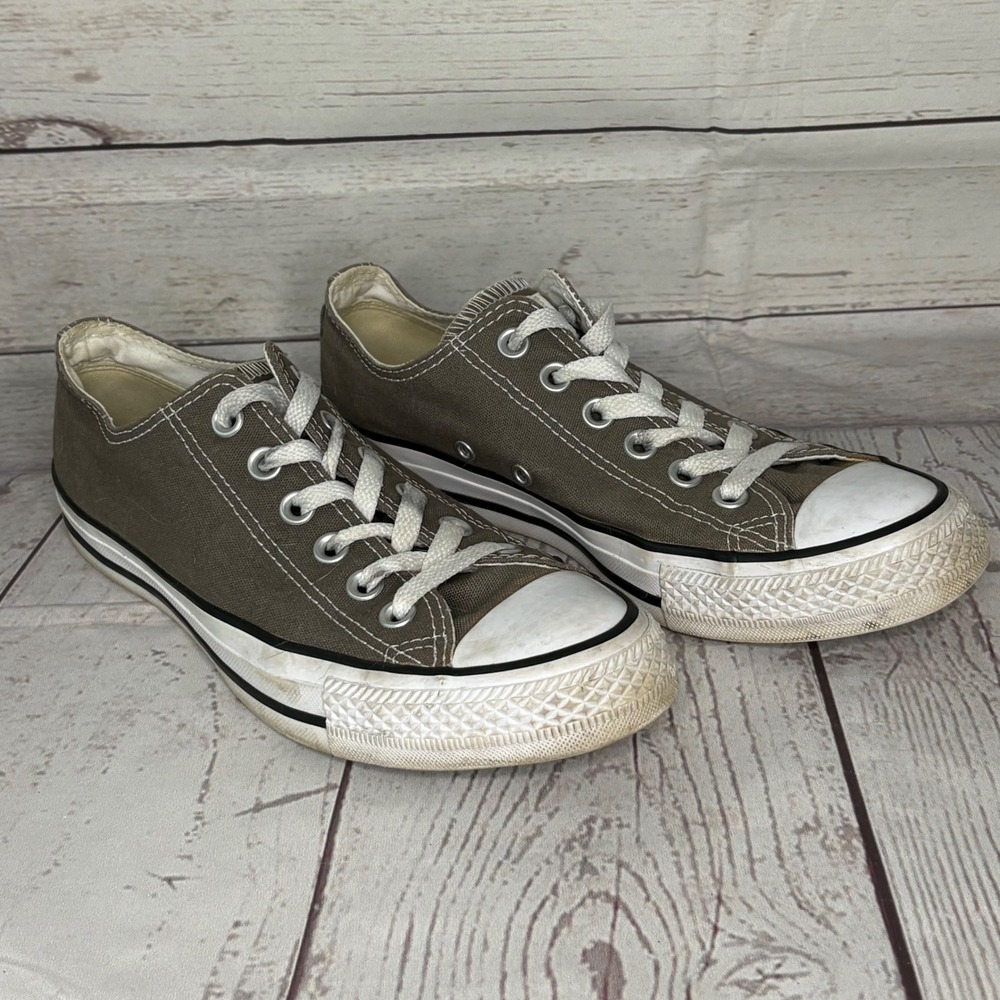 Converse Chuck Taylor All Star Low Top Charcoal Grey Sneakers Mens 5.5/W 7.5